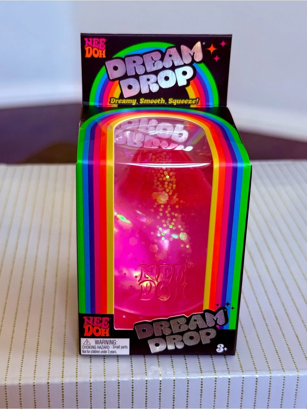 VIRAL NeeDoh DREAM DROP - HOT PINK NIB Rare Squishy Fidget Authentic Schylling